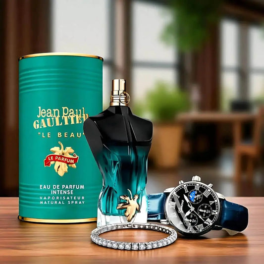 MEGA COMBO: JEAN PAUL GAULTIER LE BEAU + RELOJ GENEVA