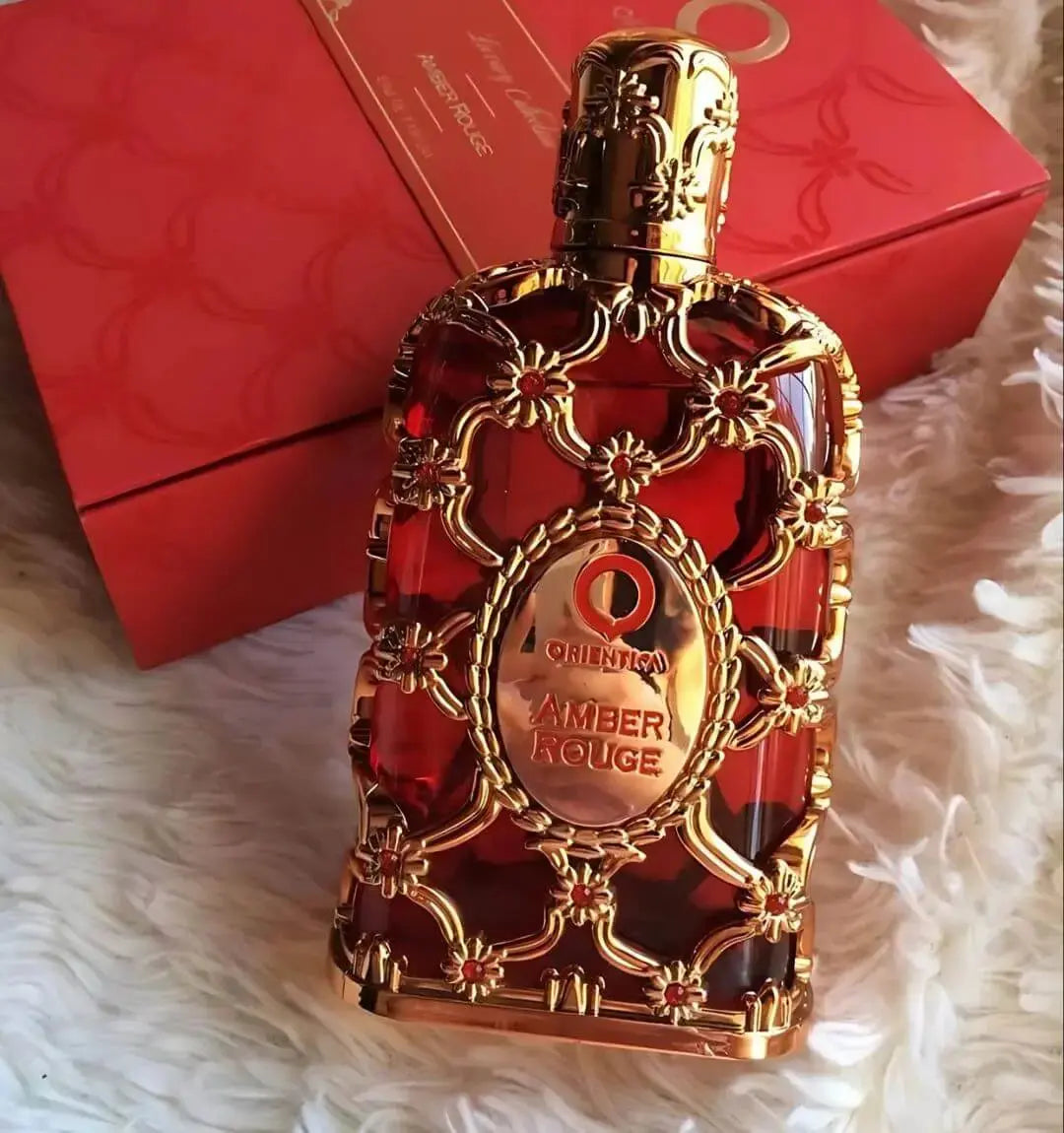 ORIENTICA AMBER ROUGE 80ML + PERFUMERO, SPLAHS 250 Y CREMA