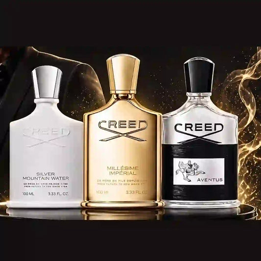 EDICION PREMIUM: CREED AVENTUS🔸MISELLIME IMPERIAL🔸SILVER MOUNTAIN WATER
