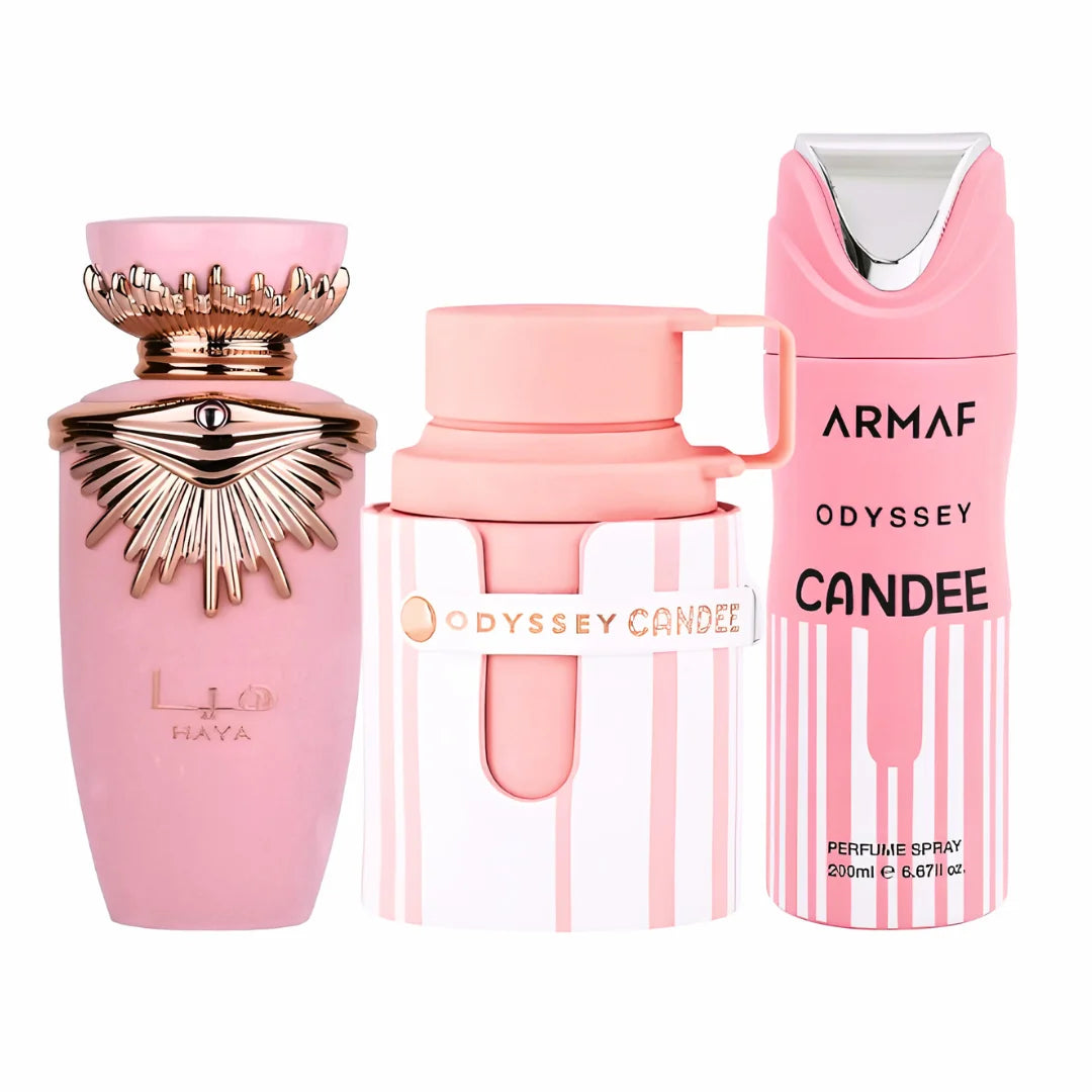 Lattafa Haya🩷Armaf Odyssey Candee🩷Spray Odyssey Candee